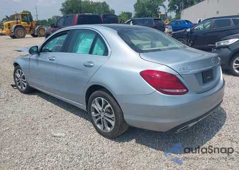 2017 Mercedes-Benz C 300 Luxury/Sport из США, поврежденный, VIN 55SWF4JB1HU179970